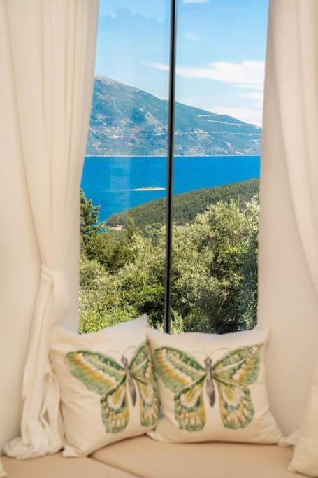 Villa Elisabeth Sea View Private Pool Fiskardo Kefalonia Katsaráta Eksteriør bilde