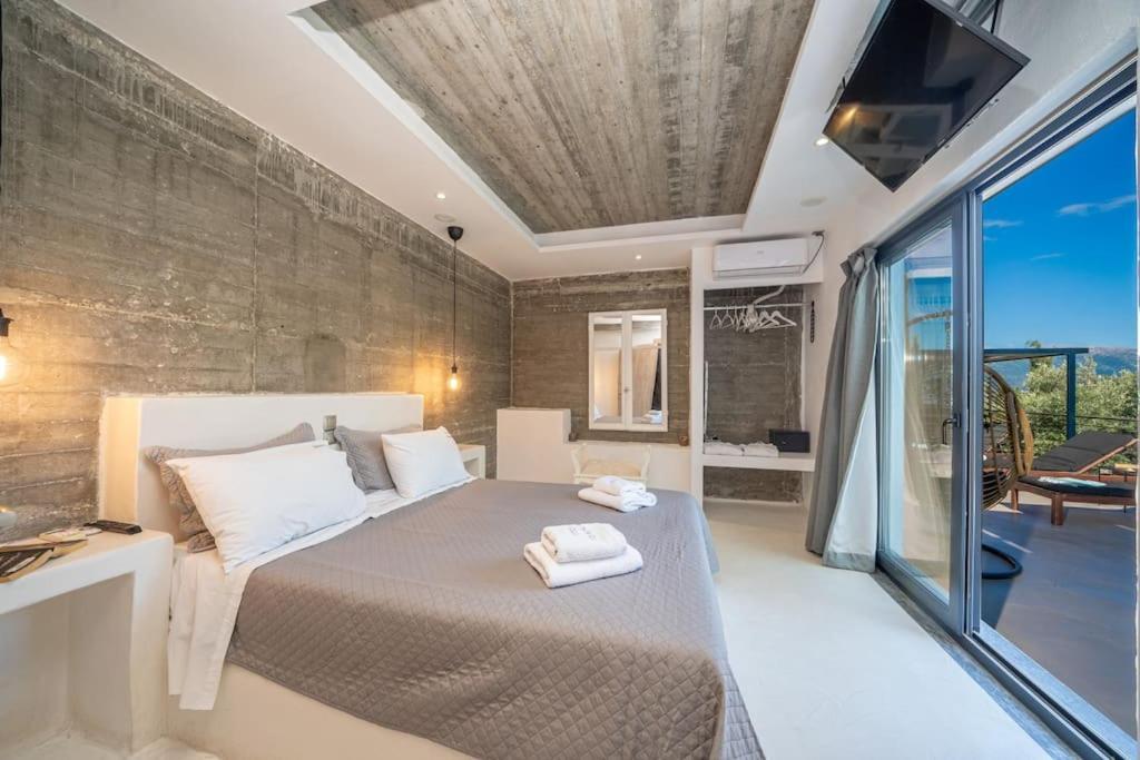 Villa Elisabeth Sea View Private Pool Fiskardo Kefalonia Katsaráta Eksteriør bilde