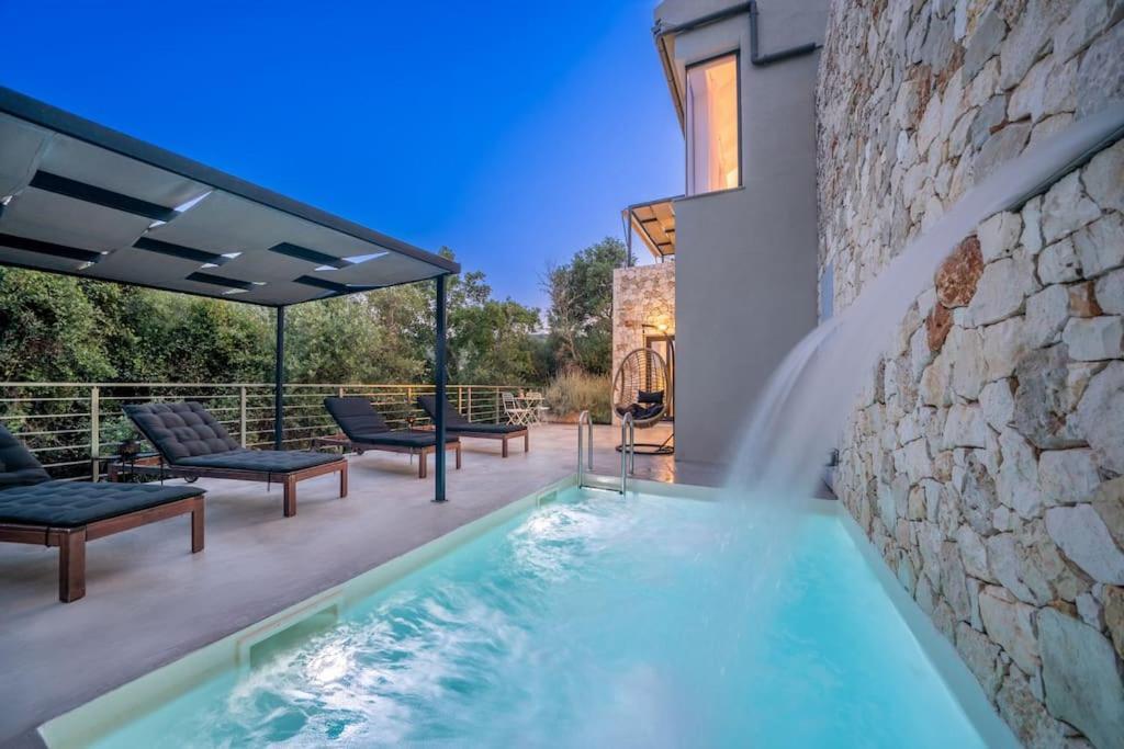 Villa Elisabeth Sea View Private Pool Fiskardo Kefalonia Katsaráta Eksteriør bilde