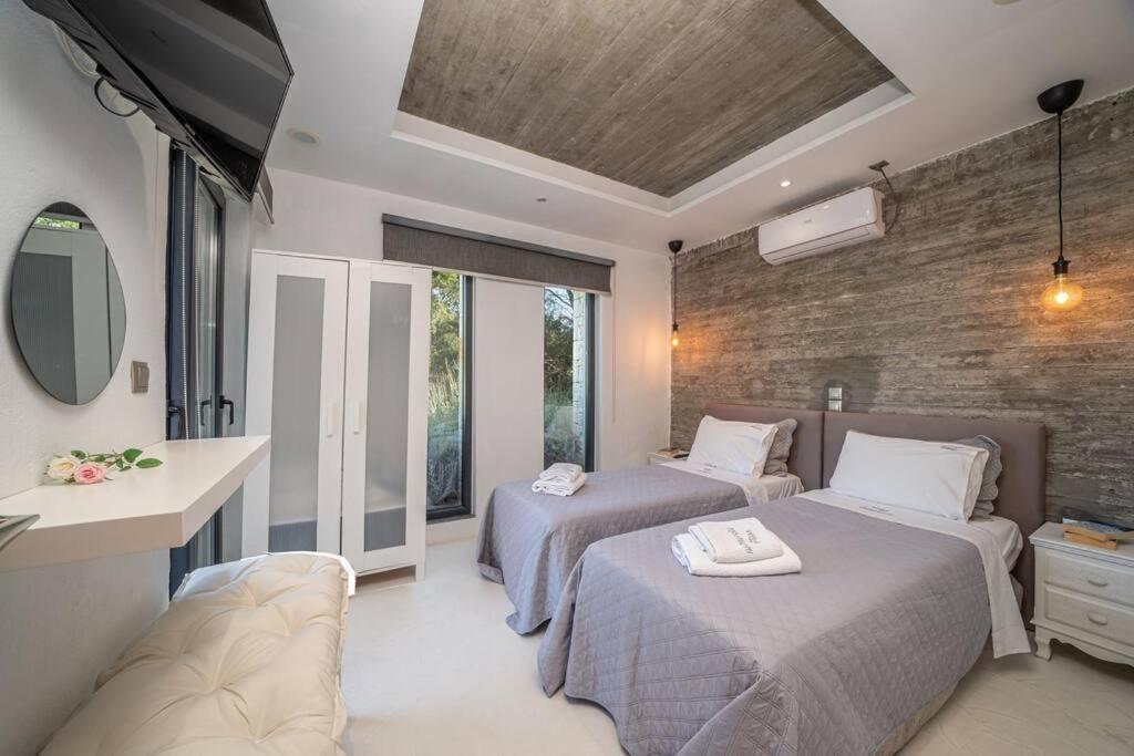 Villa Elisabeth Sea View Private Pool Fiskardo Kefalonia Katsaráta Eksteriør bilde
