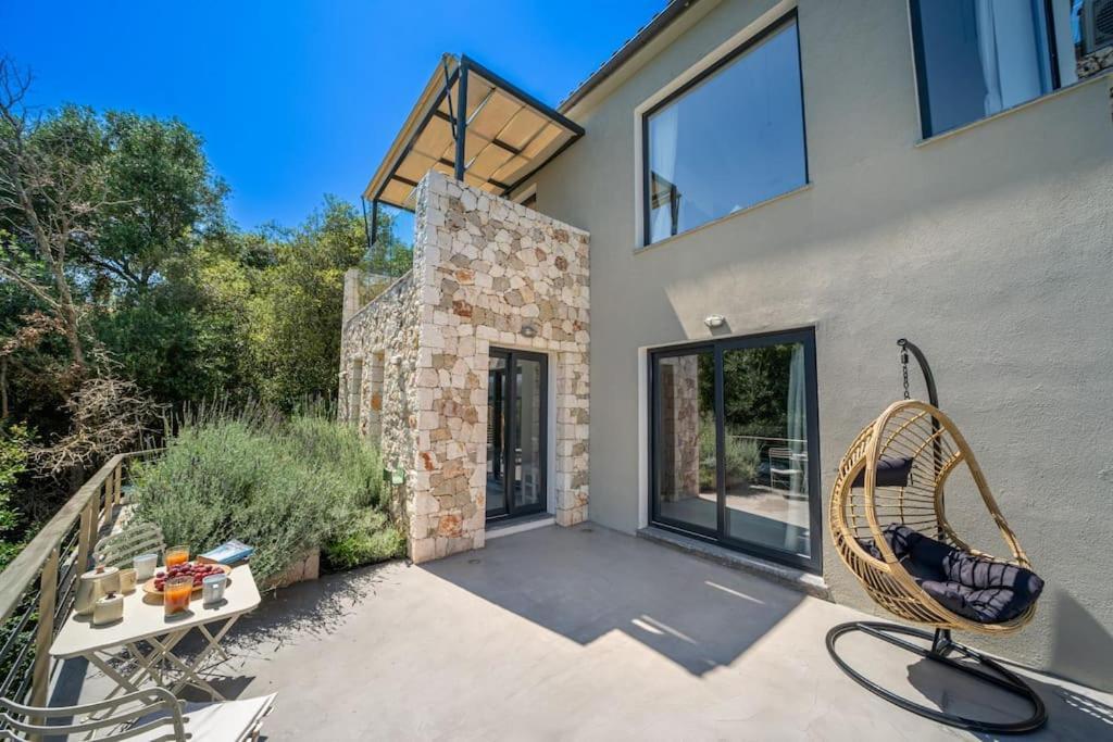 Villa Elisabeth Sea View Private Pool Fiskardo Kefalonia Katsaráta Eksteriør bilde